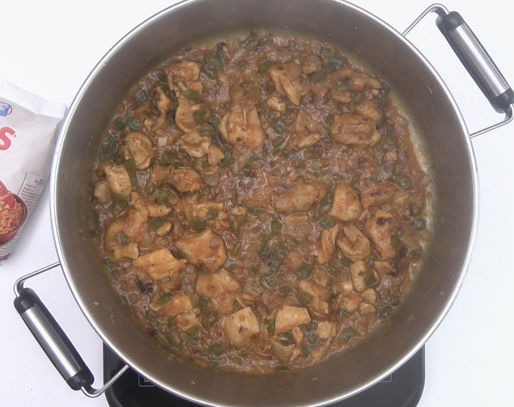 Arroz caldoso con pollo