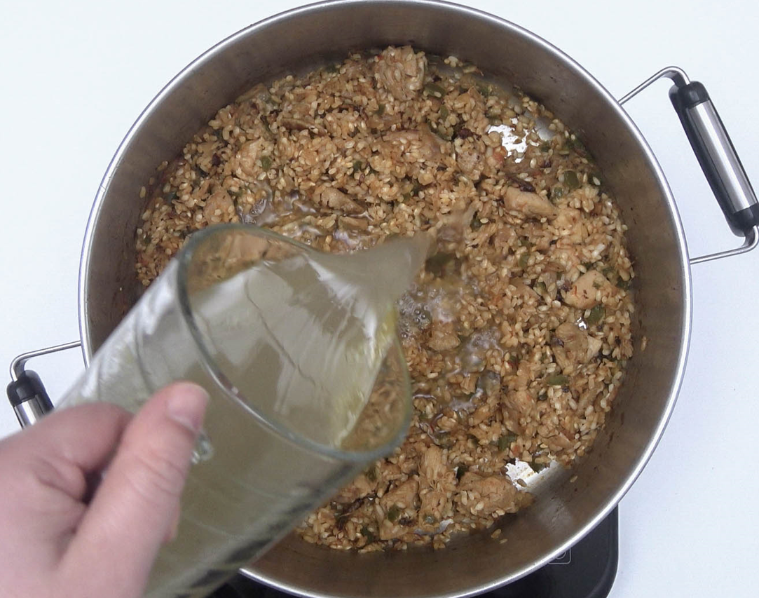 Arroz caldoso con pollo