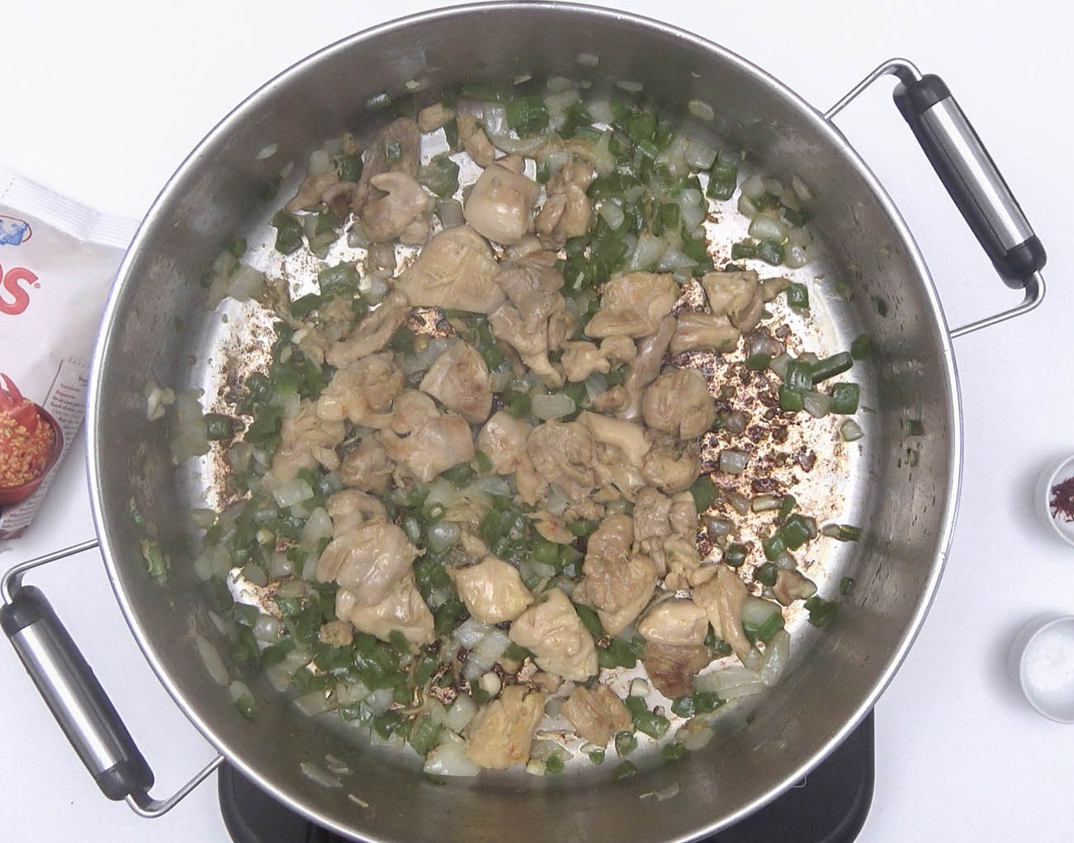 Arroz caldoso con pollo