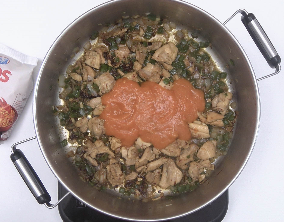 Arroz caldoso con pollo