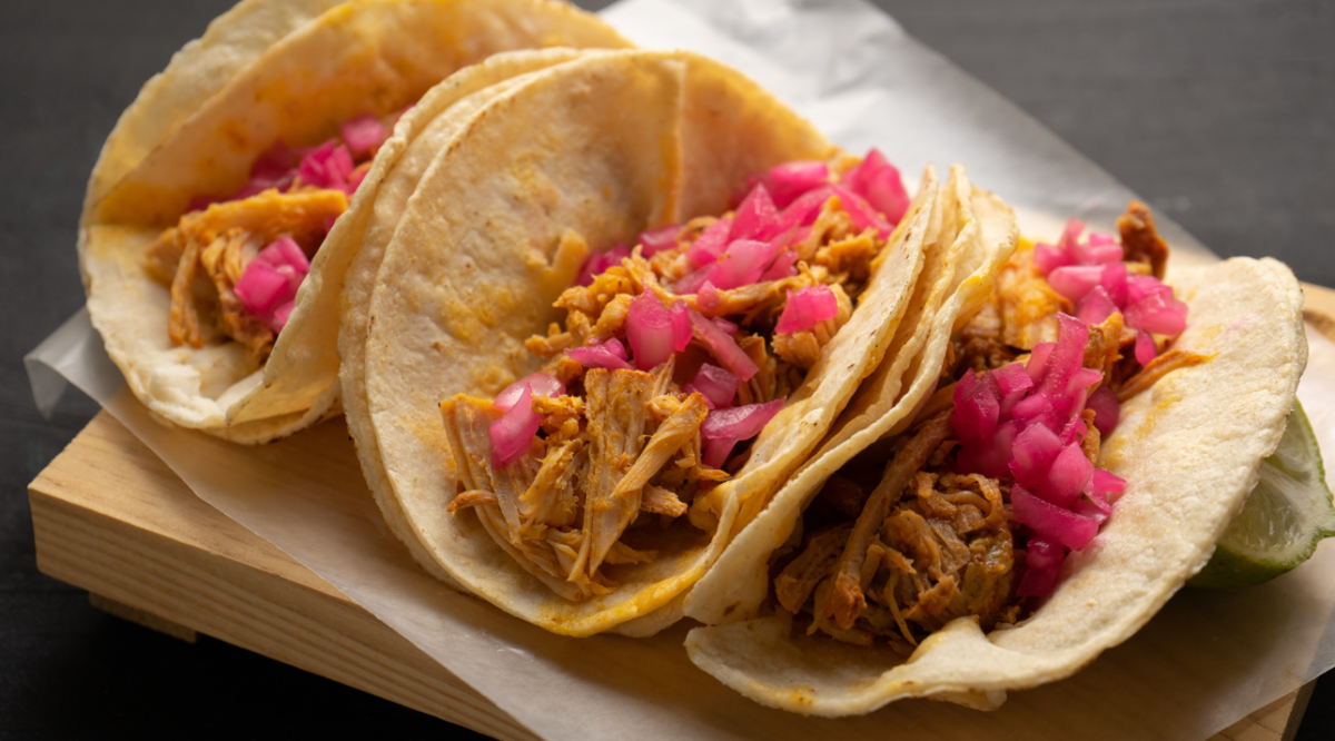 Tacos de cochinita Pibil. Receta mexicana