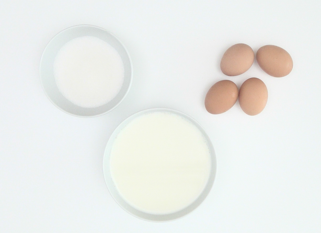 Bocaditos de nata: ingredientes