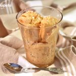 Helado casero de turrón