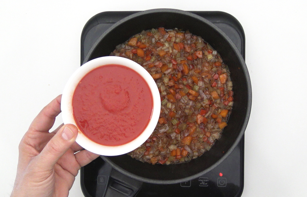 Macarrones con carne picada