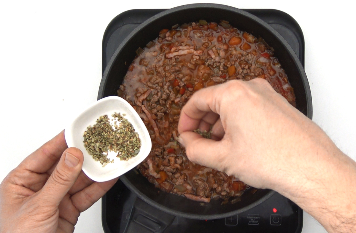 Macarrones con carne picada