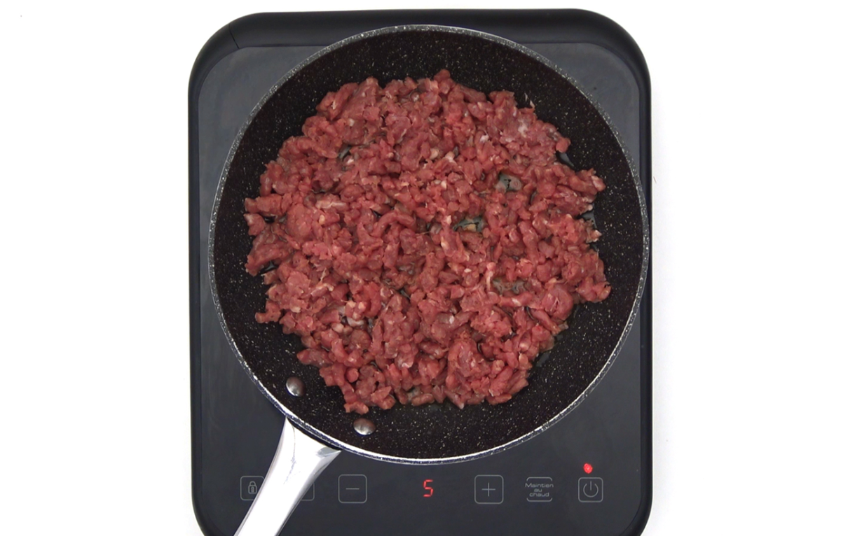 Macarrones con carne picada