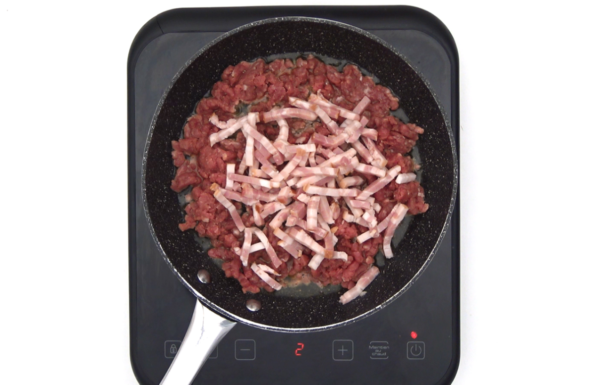 Macarrones con carne picada
