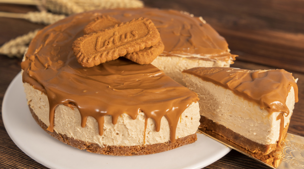Tarta de galletas Lotus