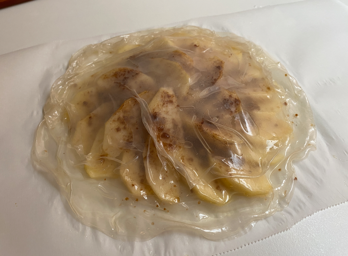 Cómo hacer pastel de manzana y papel de arroz en freidora de aire