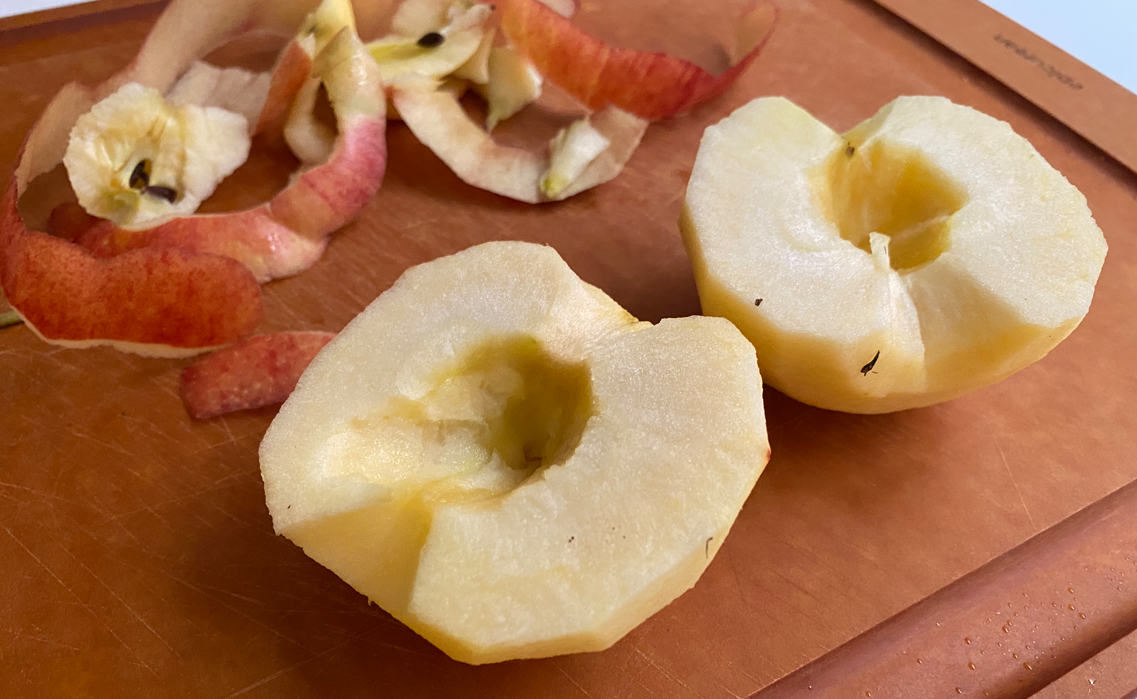 Cómo hacer pastel de manzana y papel de arroz en freidora de aire
