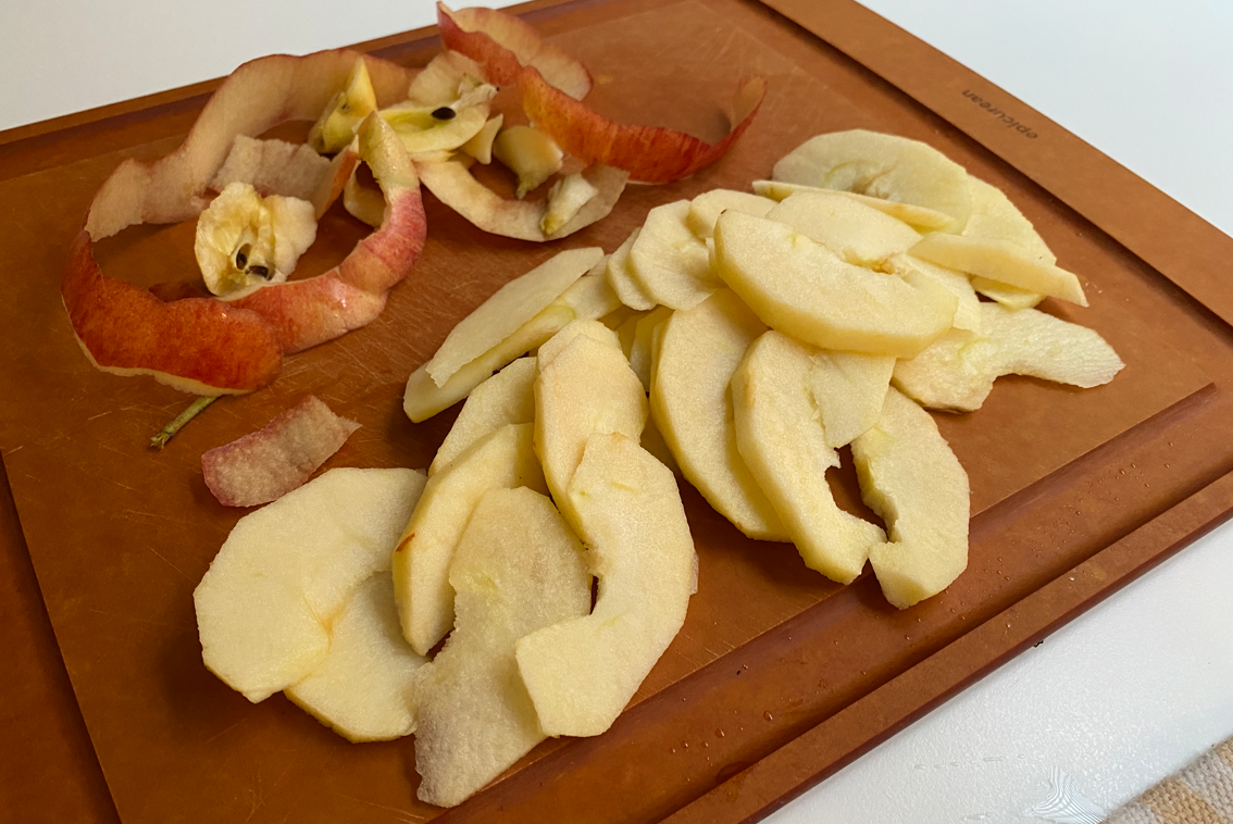 Cómo hacer pastel de manzana y papel de arroz en freidora de aire