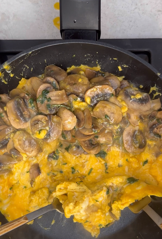 Tortilla de champiñones