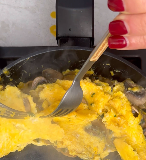 Tortilla de champiñones