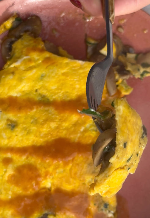 Tortilla de champiñones