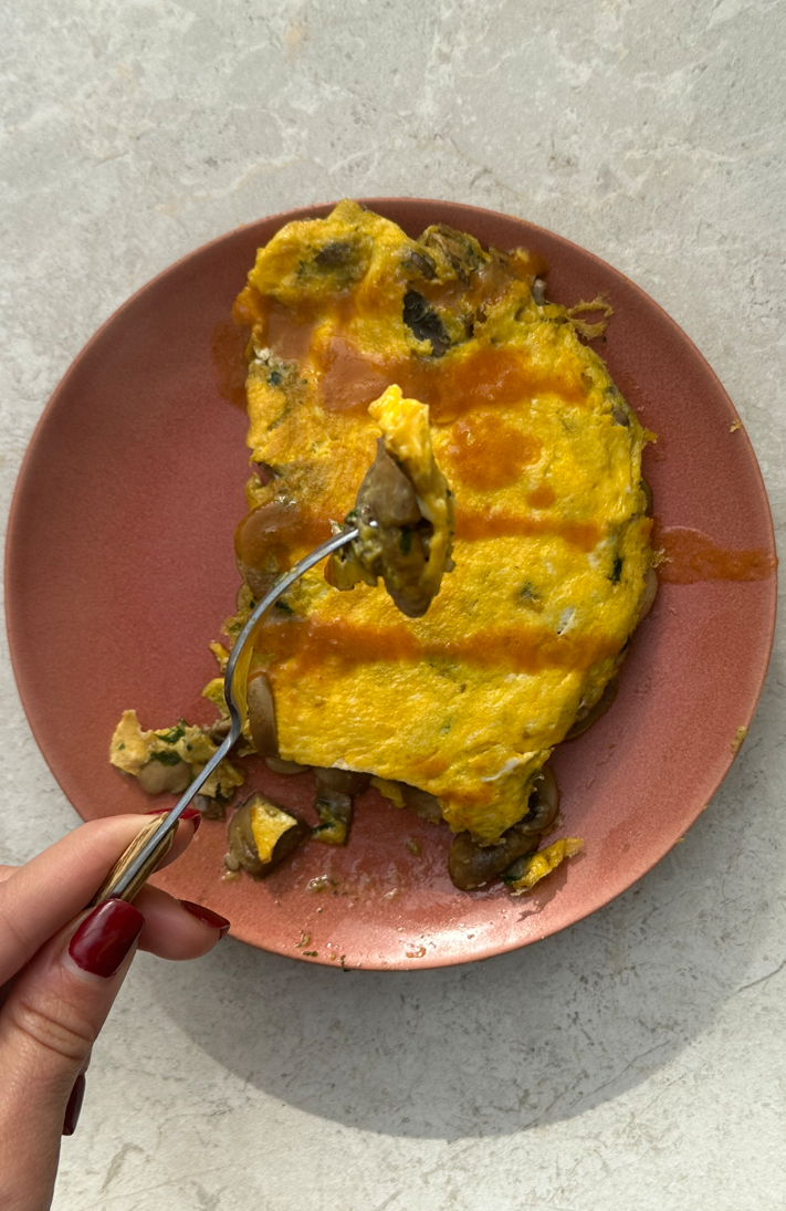 Tortilla de champiñones