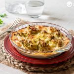 Romanescu con bechamel al horno. Prueba esta irresistible receta
