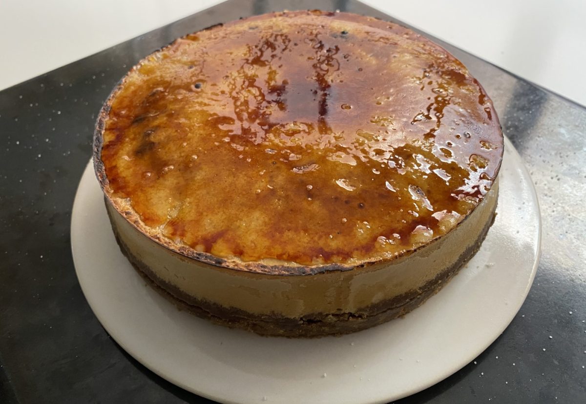Cheesecake brulée. La tarta de queso más cremosa