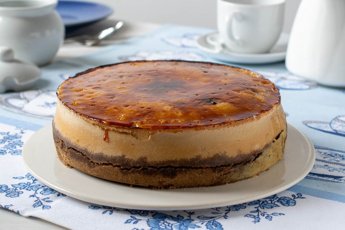 Cheesecake brulée. La tarta de queso más cremosa