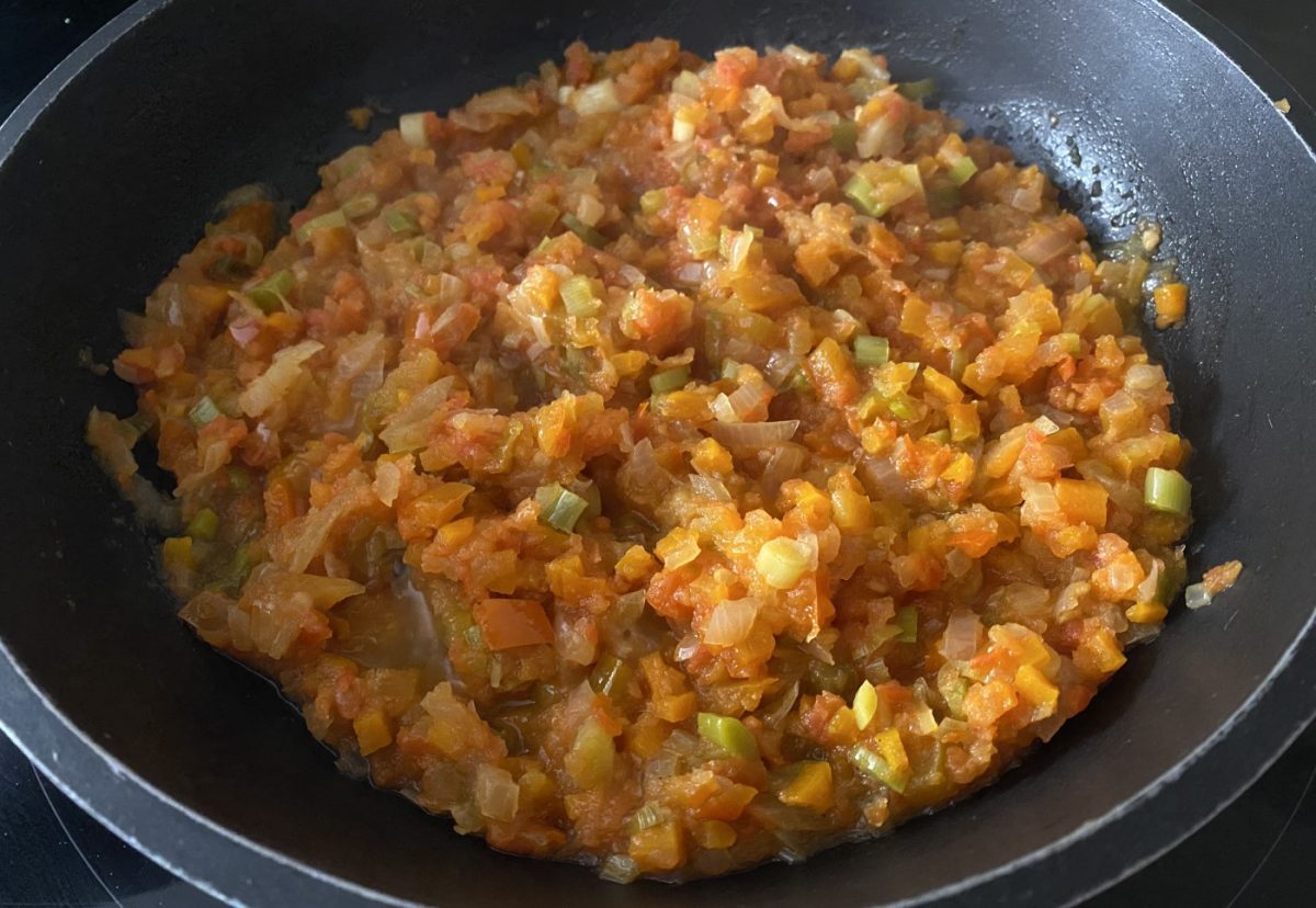 Codorniz confitada con alubias rojas. Un rico guiso de legumbres