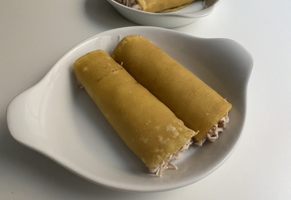 Enchiladas suizas. Plato típico y extendido de México