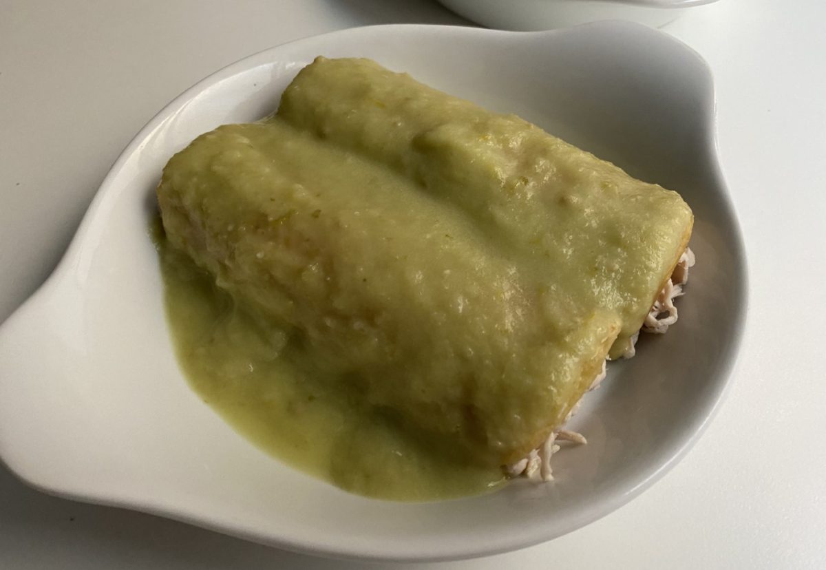 Enchiladas suizas. Plato típico y extendido de México