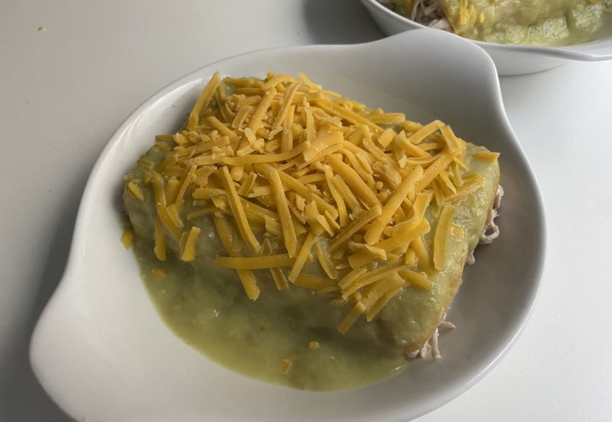 Enchiladas suizas. Plato típico y extendido de México