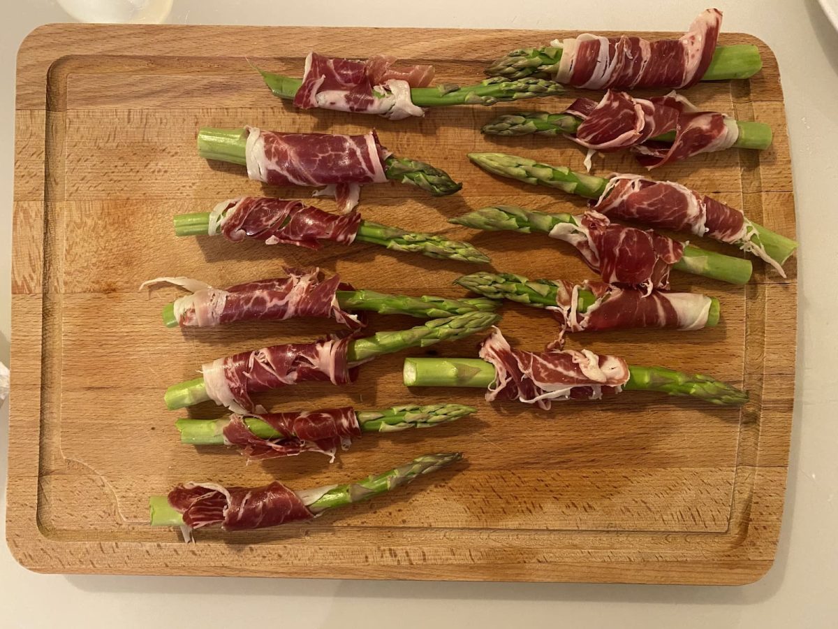 Espárragos jamón paso 5