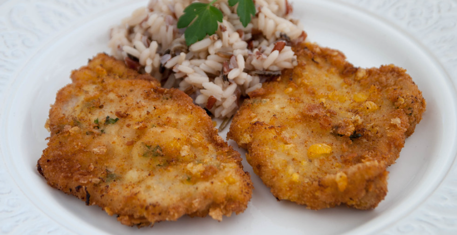 Filetes empanados crujientes