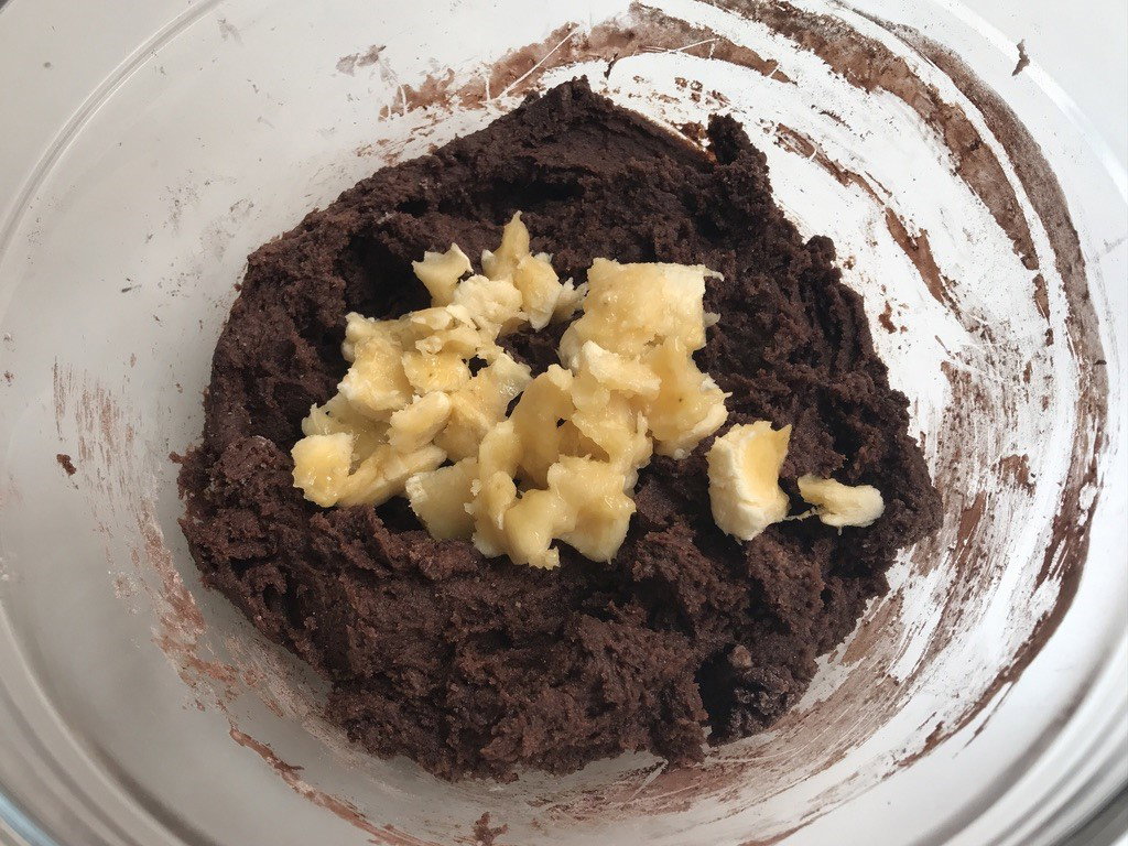 Galletas de chocolate y plátano. Un dulce casero ideal para desayunos