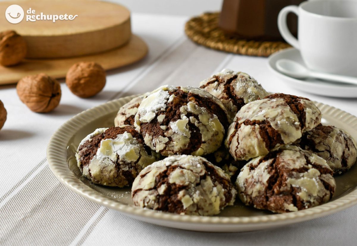 Galletas de chocolate y plátano. Un dulce casero ideal para desayunos