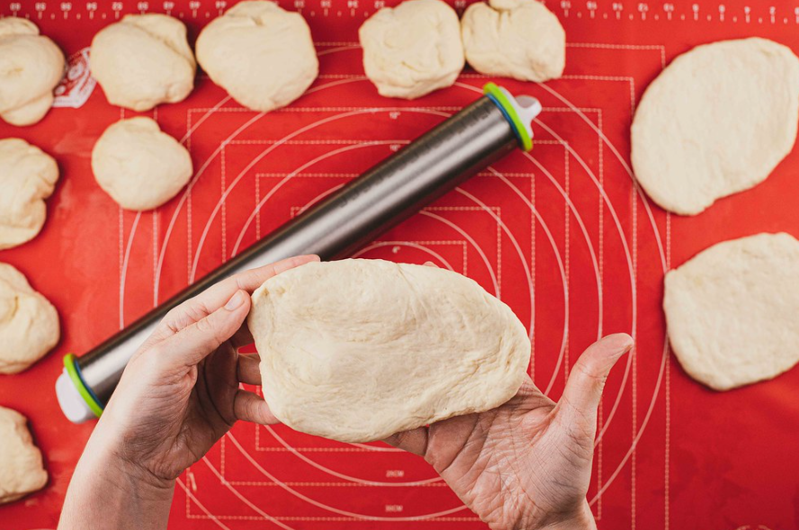 Pan naan indio. Pan fácil sin horno, hecho en sartén