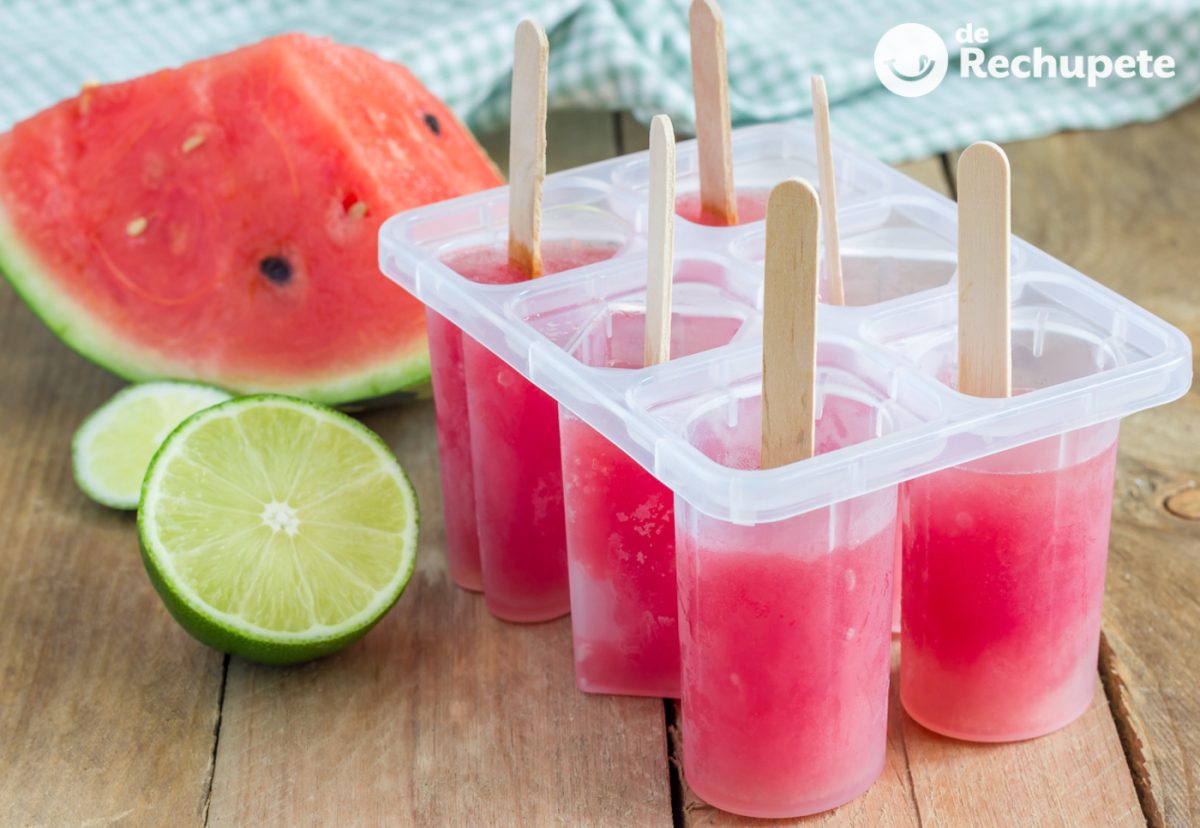 Polos de sandía. Un helado casero y delicioso