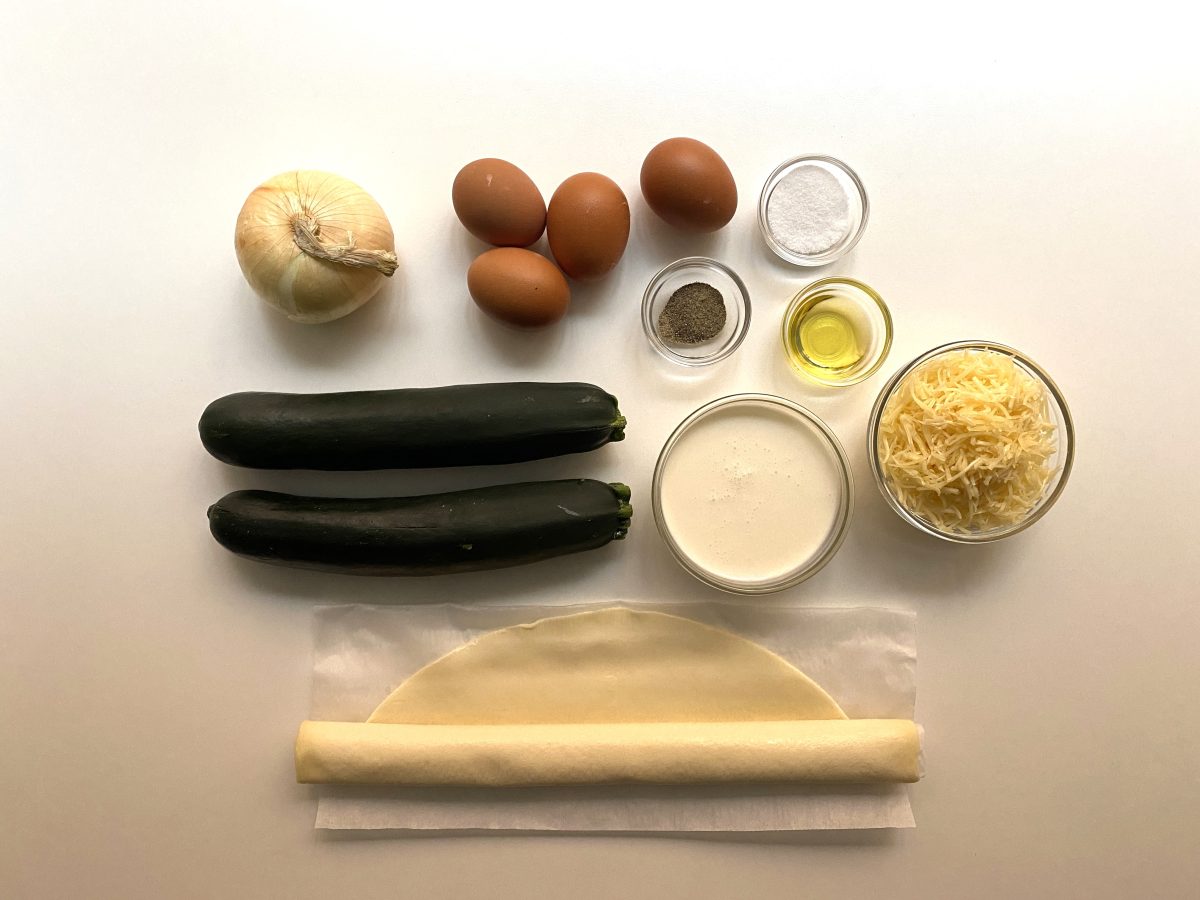 Quiche de calabacín. Receta ideal para un almuerzo ligero