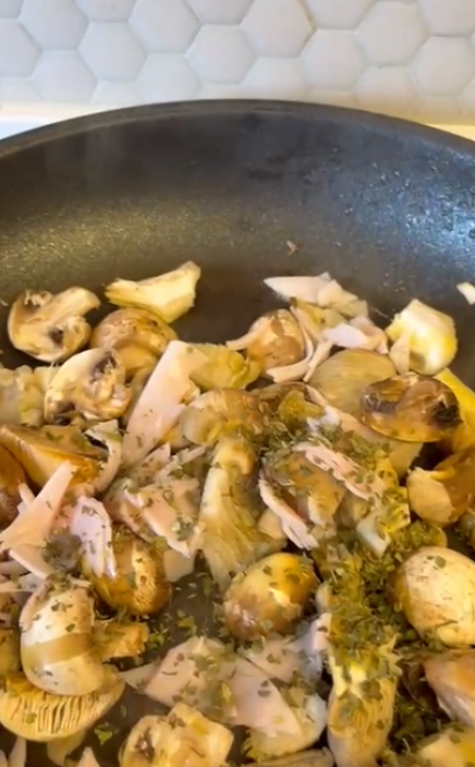Revuelto de setas. Receta fácil, saludable y súper rica
