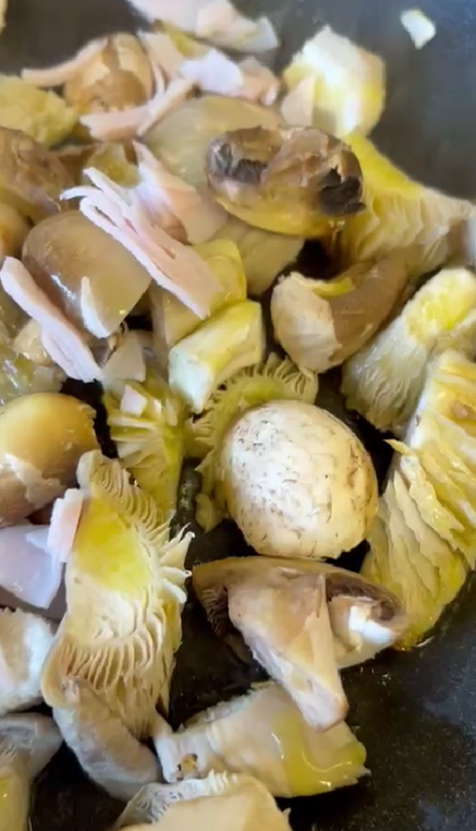 Revuelto de setas. Receta fácil, saludable y súper rica