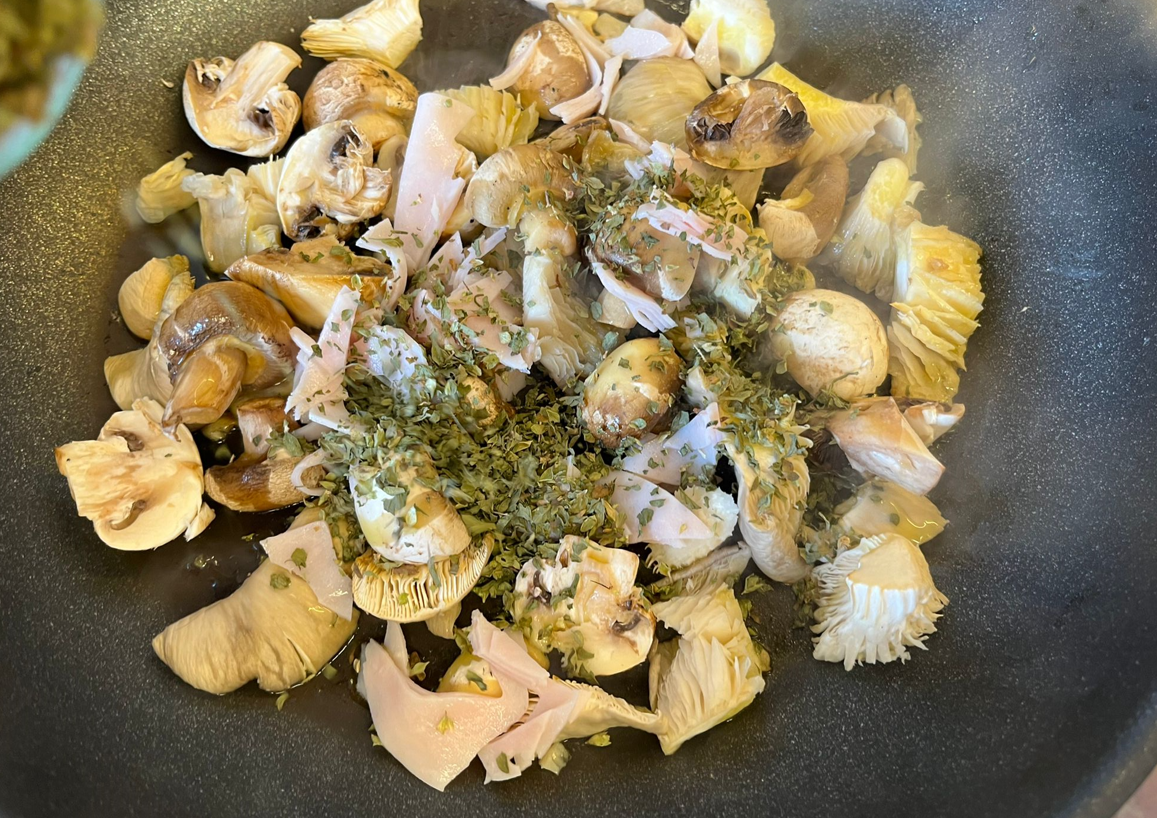 Revuelto de setas. Receta fácil, saludable y súper rica