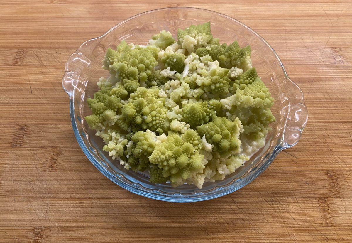 Romanescu con bechamel al horno. Prueba esta irresistible receta