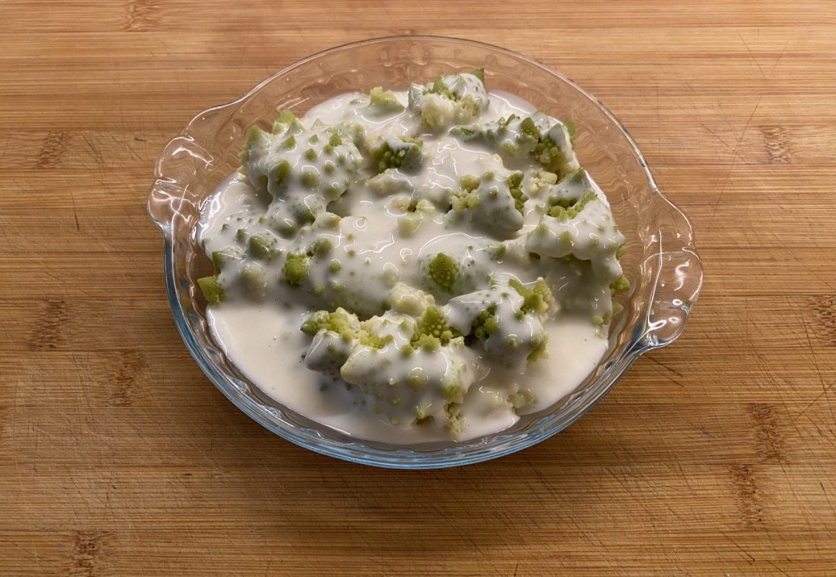 Romanescu con bechamel al horno. Prueba esta irresistible receta