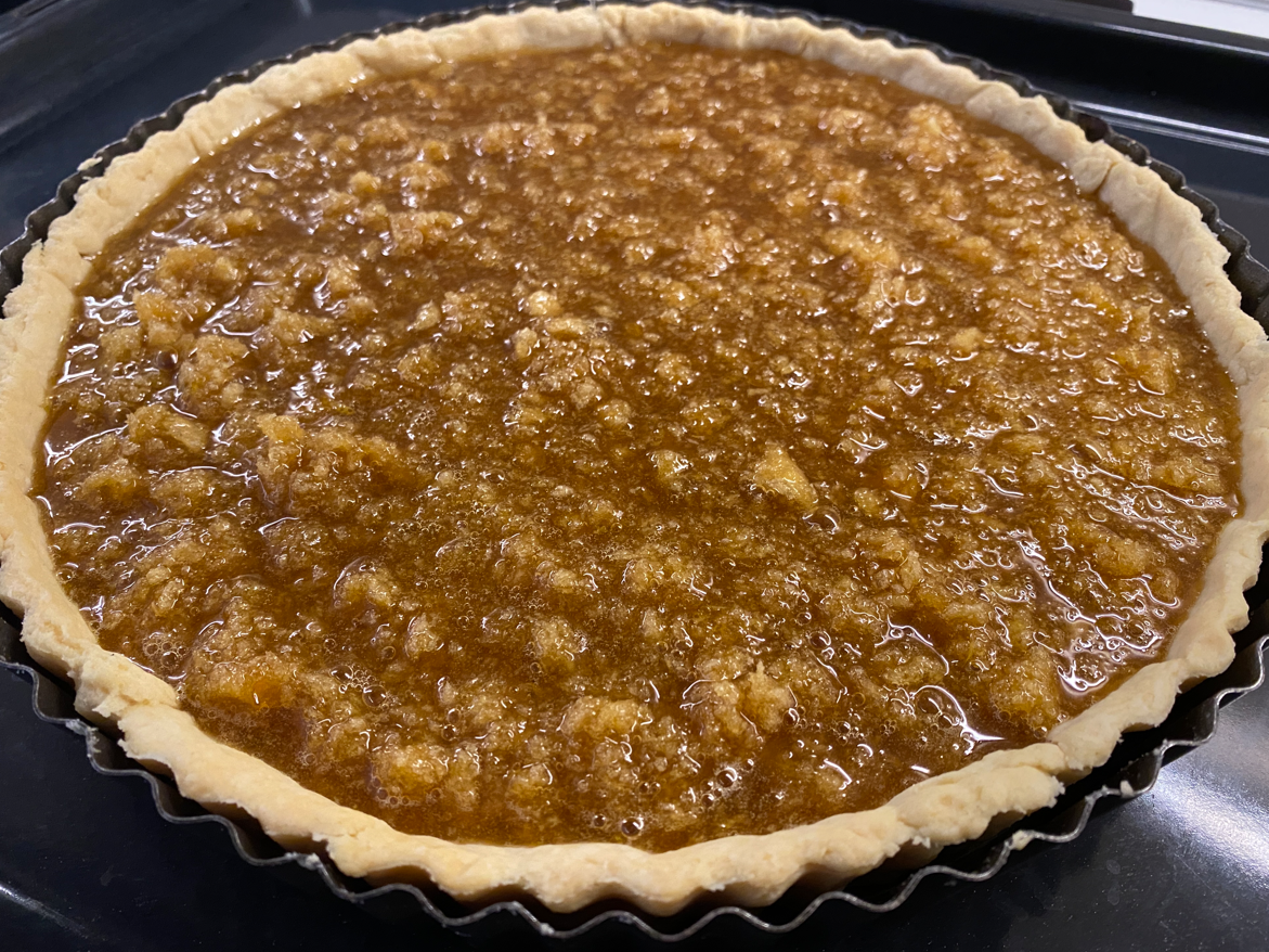Tarta de melaza inglesa o Treacle tart