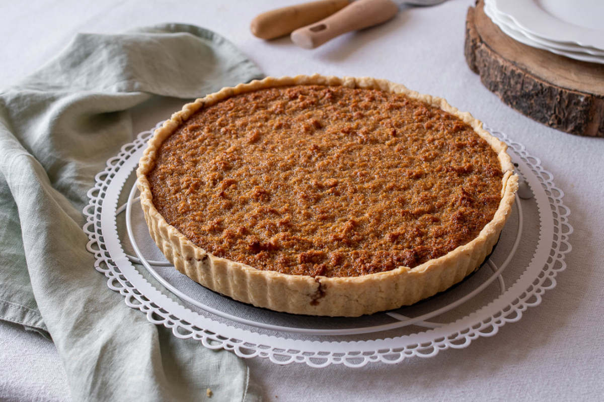 Tarta de melaza inglesa o Treacle tart