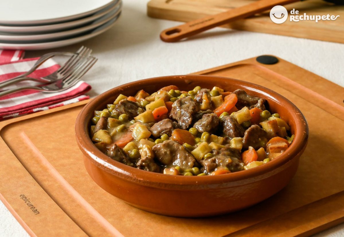Ternera a la jardinera. Un plato perfecto para tu menú diario