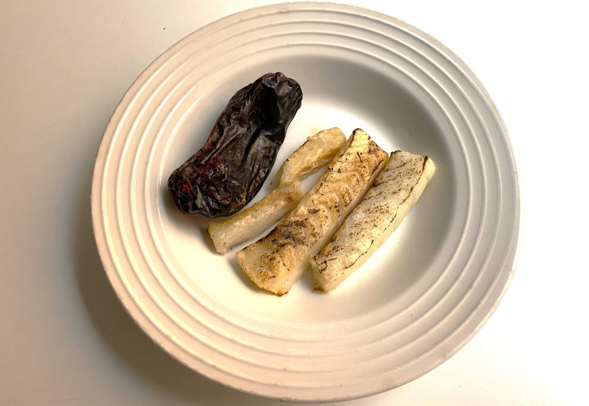 Tiznao manchego con bacalao. Un plato típico en Semana Santa