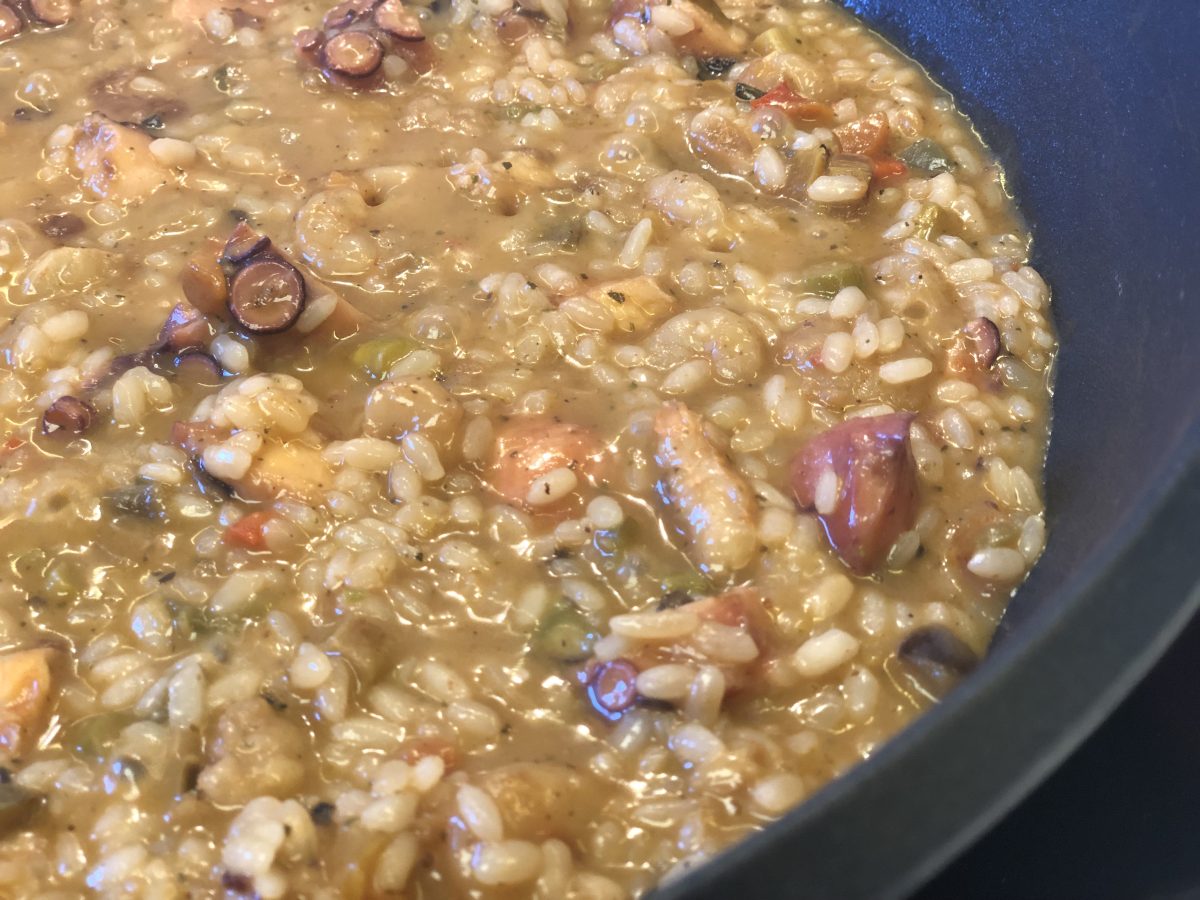 arroz con pulpo paso9