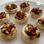 Cómo hacer champiñones rellenos en la freidora de aire