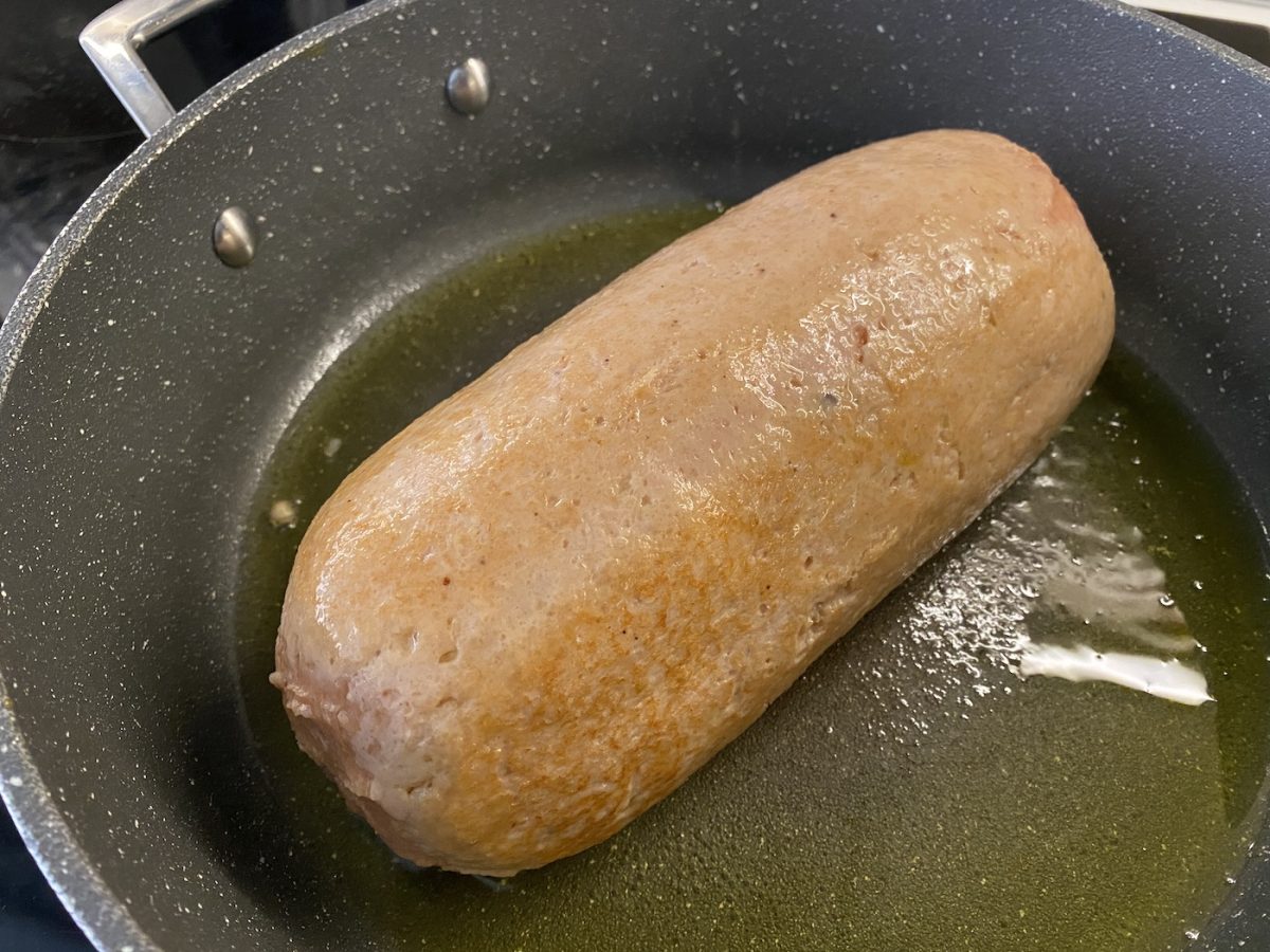 Albondigón de pavo. Rollo de carne ideal para una cena familiar