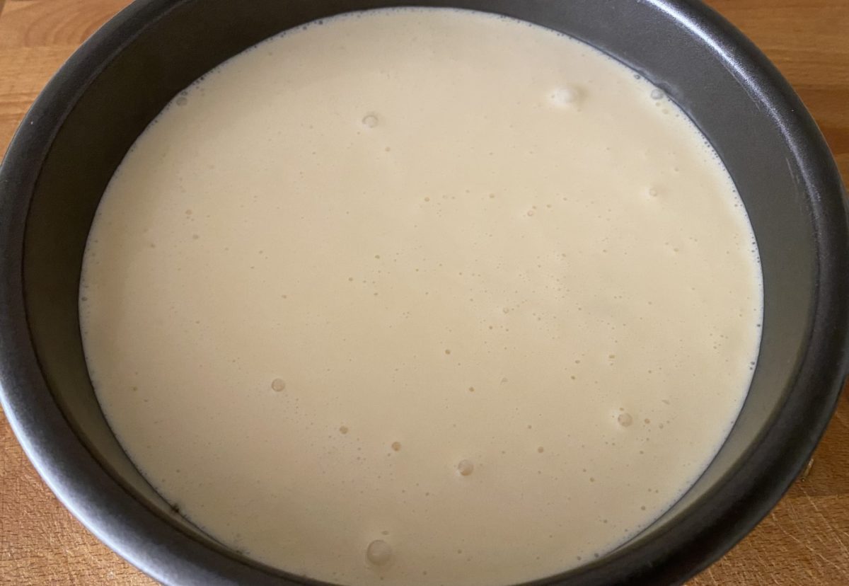 Cheesecake crujiente de manzana fácil. Receta paso a paso