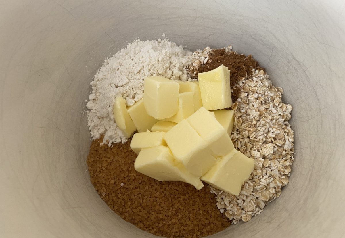 Cheesecake crujiente de manzana fácil. Receta paso a paso