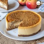 Cheesecake crujiente de manzana fácil. Receta paso a paso