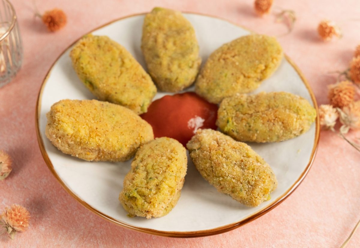 Croquetas de verduras. Un bocado crujiente e irresistible