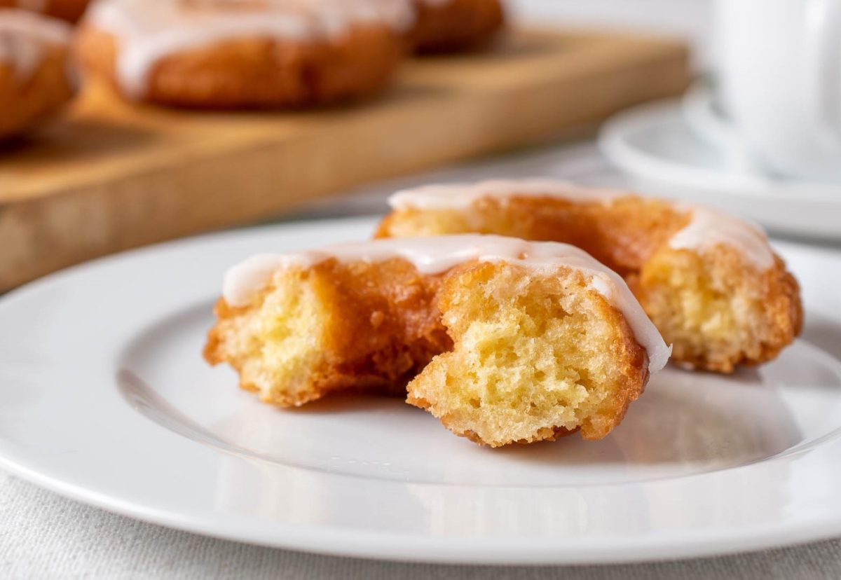 Donuts vintage de nata agria. Un delicioso viaje al pasado
